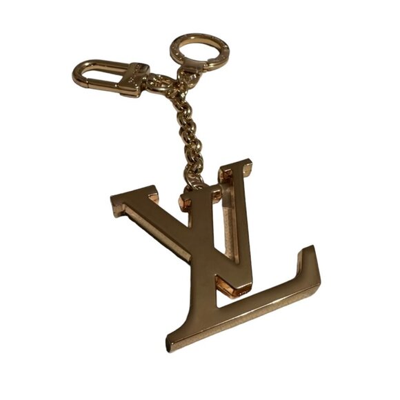 Gold LV Bag Charm Key Chain - Picture 1 of 8